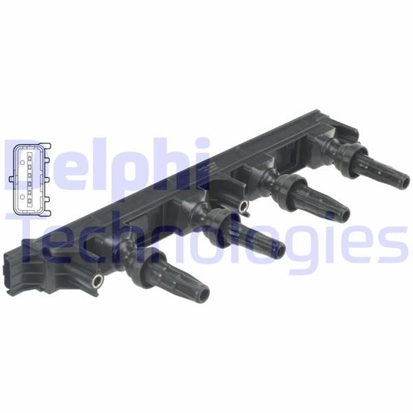 Ateşleme Bobini - Cıtroen C4. C4 Picasso. C5. C8. Dispatch. Jumpy. Peugeot 307. 308. 407. 807. Exper Delphı Gn10503-12B1
