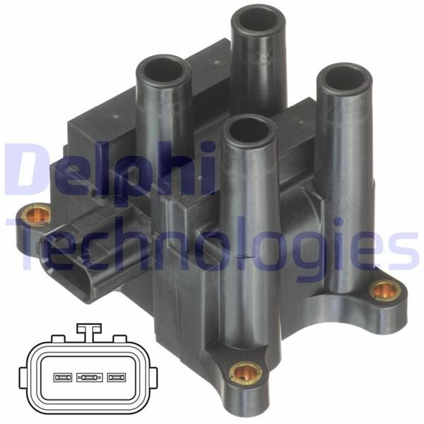 Ateşleme Bobini Mazda 6 2.0L Lf-De Gg Kasa 02-07 Delphı Gn10832-12B1