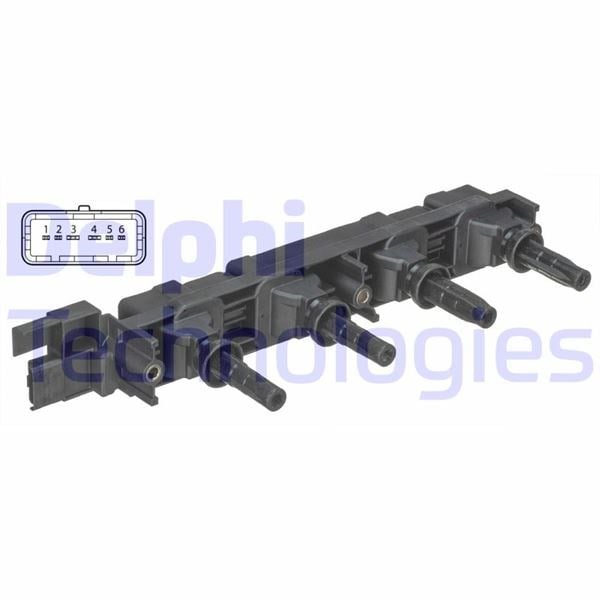 Ateşleme Bobini P206 2.0Rc C4 2.0 C8 2.2 P307-2.0 P406 2.2 P407 1.8 2.2 04-10 P607 2.2 P807 2.2 Delphı Gn10502-12B1
