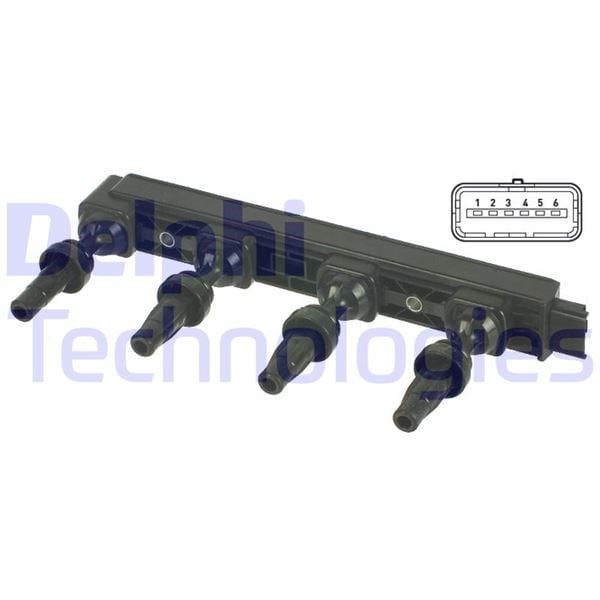 Ateşleme Bobini Psa Cıtroen Elysee Peugeot P301 1.6 Vti 115 13> Delphı Gn10654-12B1
