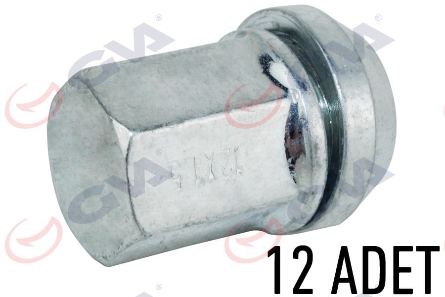 Bijon Somunu Ford Connect Pullu-Çinko Paket 12 Gva 8830120