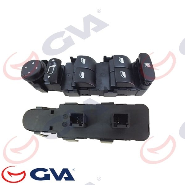 Cam Açma Anahtarı Cıtroen C4 Sol 04-11 Dörtlü- Ayna Ayarlı Çerçevesiz Gva 8050010