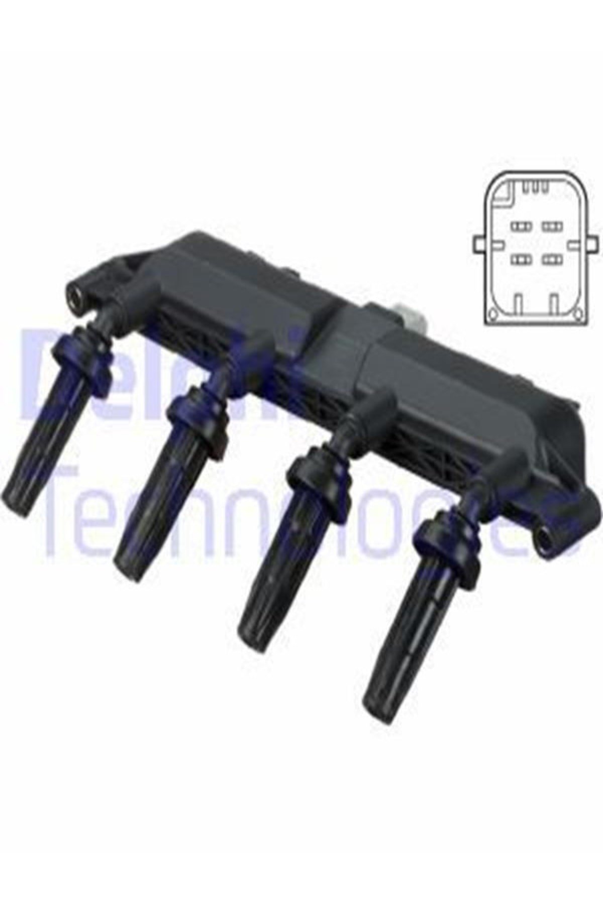 Ce20011-12b1 Bobin Atesleme Gri Soket (PEUGEOT 597078 5970A8 CE2001112B1 (WA344863)