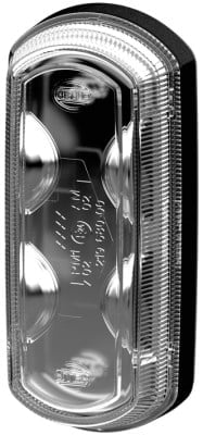 Çevre Lambası Shapeline Tech.24V.Led.Beyaz/Kırmızı.Sol.Sağ.2-Kutuplu.Yandan Montaj.Universal Hella 2Xs013327001