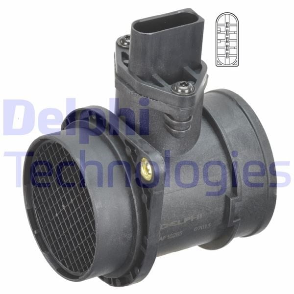 Debimetre Sensörü Komple Audı A3 1.8 T. Tt 1.8 T; Vw Golf 2.0 12/96>06/02 Delphı Af10265-12B1
