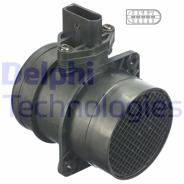 Debimetre Sensörü Komple Audı A3. A6 Avant. Rs6. S3. Tt 1.8; Seat Leon 1.8 T 10/98>06/06 Delphı Af10262-12B1