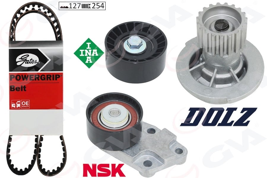 Devirdaimli Eksantrik Gergi Kiti 127X254 Chevrolet-Daewoo Aveo-Cruze-Kalos-Lacettı-Nubıra Gva 59Wpk9930g