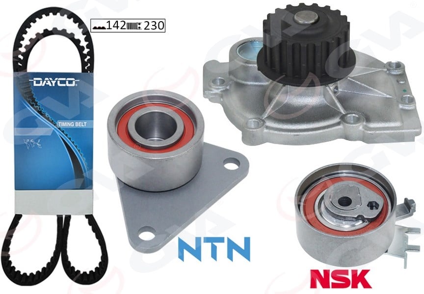 Devirdaimli Eksantrik Gergi Kiti 142X230 Laguna 2.0 16V 95-01 -Safrane Iı 2.0 96-00 -Volvo S40 99-04 Gva 59Wpk1810d