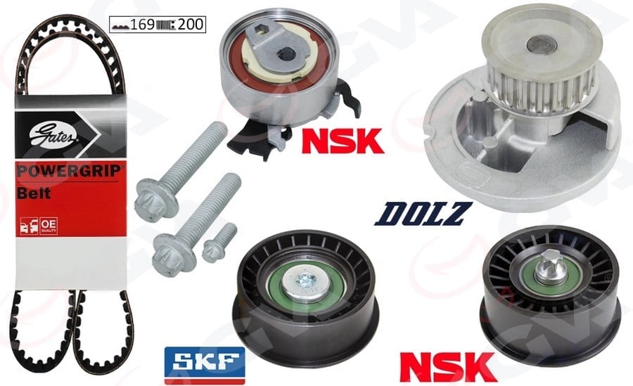 Devirdaimli Eksantrik Gergi Kiti 162X200 Astra G 1.4 1.6 16V 98-05 Vectra C 1.6 Corsa C 1.4 1.6 Gva 59Wpk9008