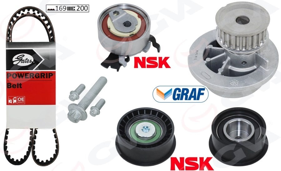 Devirdaimli Eksantrik Gergi Kiti Astra F-Corsa B-Vectra B 1.4İ-1.6İ-1.8İ 16V X14xe-X16xel-X18xe Gva 59Wpk9003-1