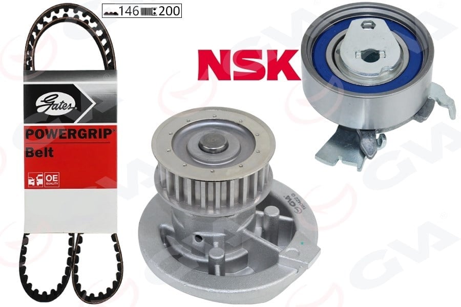 Devirdaimli Eksantrik Gergi Kiti Vectra A-Omega A-Astra F-Calıbra-Kadett E 1.8İ-2.0İ 8V 18Sv-C18nz Gva 59Wpk9055