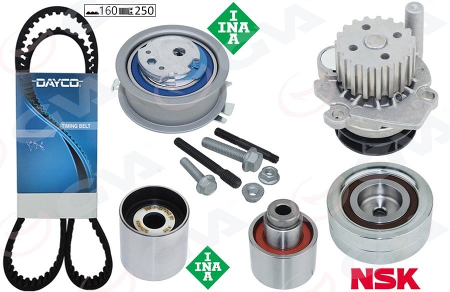 Devirdaimli Triger Seti Crafter-T6-A3-Jetta-Caddy-Polo-Passat 1.6-2.0 Tdı Cayb/C/D- Caab/C-Ckub-Cffb Cfwa-Caga Gva 59Wpk7577d