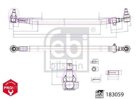 Direksiyon Ve Askı Rot Mili Renault Trucks Febı 183059