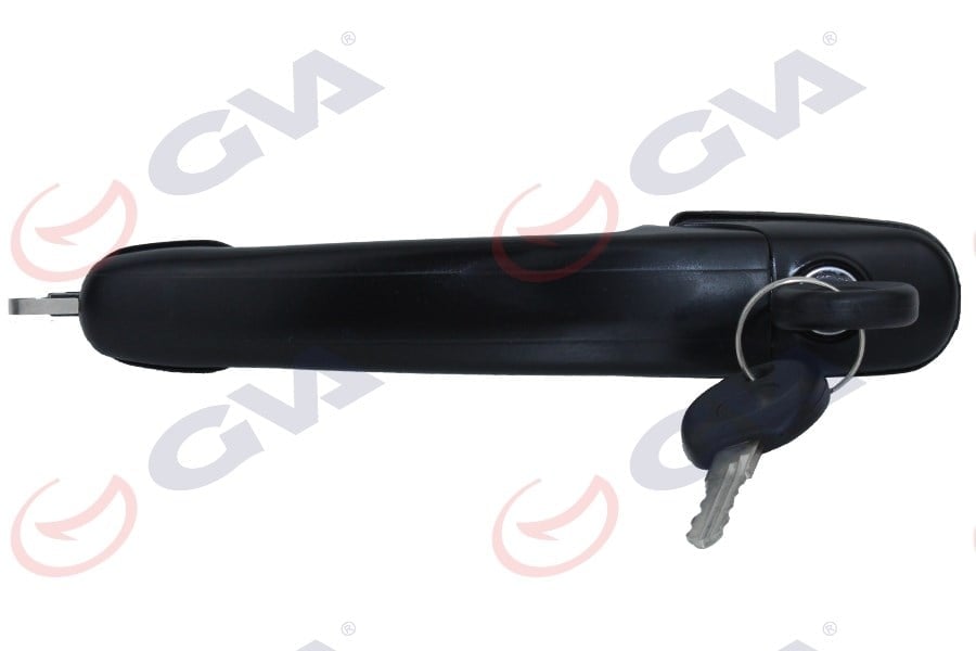 Dış Kapı Kolu Ön Sağ-Sol Anahtar Delikli Siyah Polo 94-01 Gva 8675211