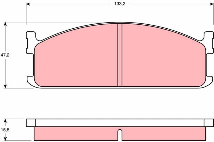 Disk Balata Ön Aks Bedford Mıdı Bus-Mıdı Van Holden Shuttle Bus Wfr -Shuttle Van Wfr Isuzu Fargo Bus-Mıdı Bus 94000-98000 -Mıdı Van 94000-98000 -Mıdı Van 98000N Vauxhall Mıdı Bus Mıd -Mıdı Iı Trw Gdb345