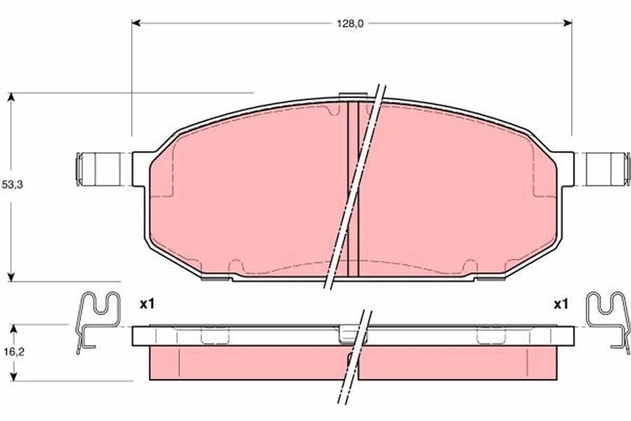 Disk Balata Ön Aks Mazda 323 C Iv Bg -323 F V Ba -323 S Iv Bg 1994->1998 Trw Gdb3153