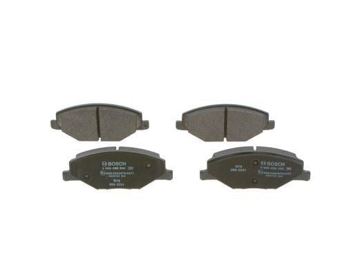 Disk Balata - Ön - Wva 25681 - 131.2 X 52.3 X 17.8 Mm Bosch 0986495390