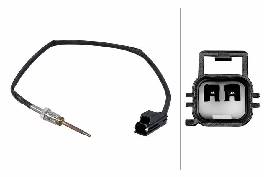 Egzos Sıcaklık Sensörü Ford Focus-Connect-Cmax 11> Hella 6Pt358226531