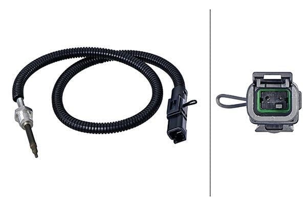 Egzoz Sıcaklığı Sensörü 560 Mm 2-Kutuplu Volvo Hella 6Pt358181391