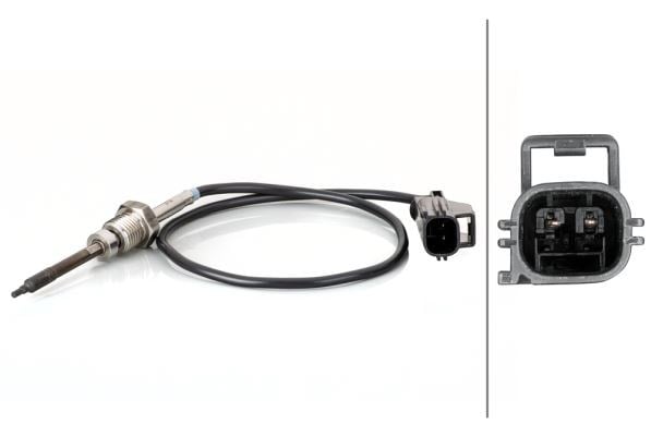 Egzoz Sıcaklığı Sensörü Volvo 2 Kutuplu Hella 6Pt014494451