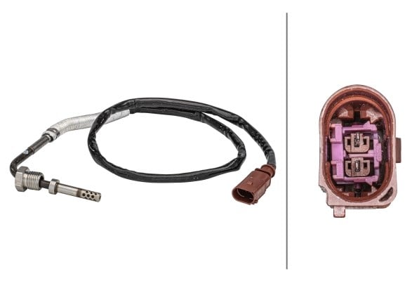 Egzoz Sıcaklığı Sensörü.2-Kutuplu.Vw Hella 6Pt358181031