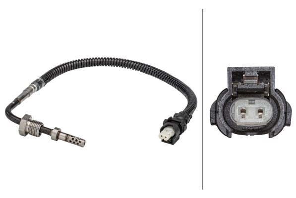 Egzoz Sıcaklık Sensoru Kat. Oncesı Mercedes W169 W245 Hella 6Pt358181231