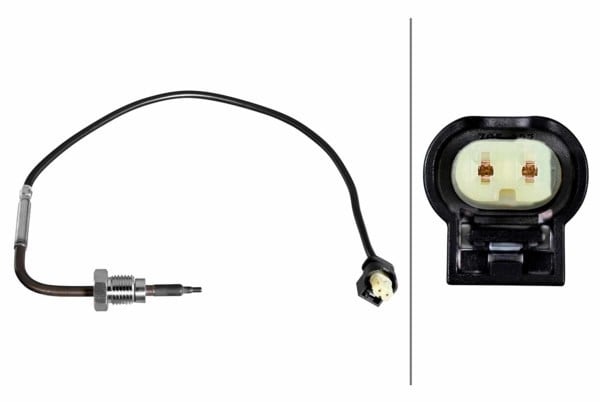 Egzoz Sıcaklık Sensoru Manıfold Uzerınde Mercedes W164 X164 W221 Hella 6Pt010376811