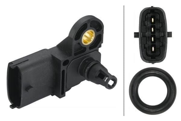 Emme Borusu Basıncı Sensörü.5V.4-Kutuplu.Renault Grand Sc Nic-Laguna-Sc Nic/Suzuki Grand Hella 6Pp009400441