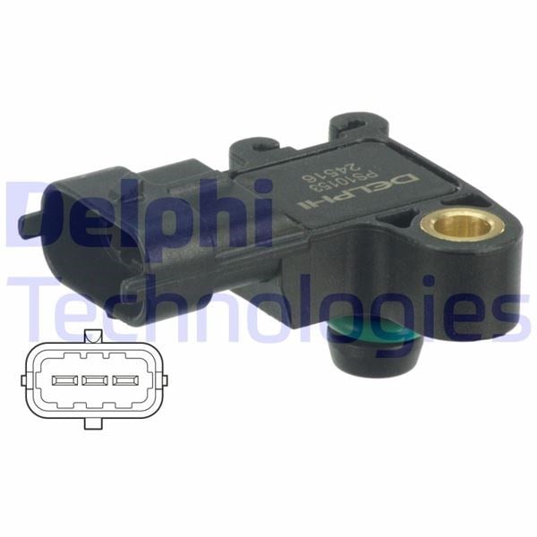 Emme Manifold Basınç Map Sensörü Astra J 1.4-1.6-Corsa D-Insıgnıa-Merıva-Zafıra C-Cruze-Trax 1.4 Delphı Ps10153