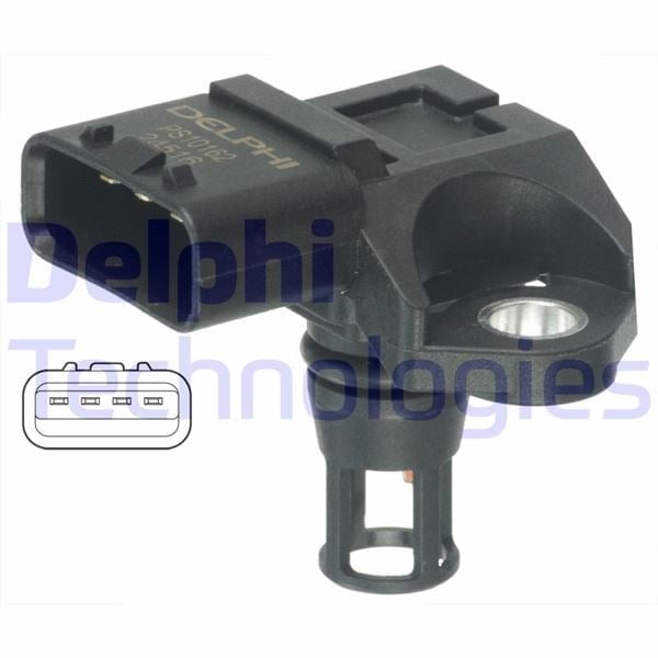Emme Manifold Map Basınç Sensörü C1-P108-Aygo 1.0 Vtı Delphı Ps10162