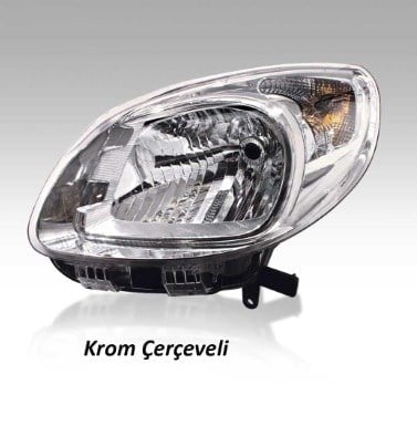 Far Sol Elk. Motorlu Renault Kangoo 12> Krom Çerceveli Ayfar 202313