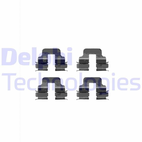Fren Balata Montaj Takımı Arka Mercedes A160. A170. A190. A210. Vaneo 98> Delphı Lx0344