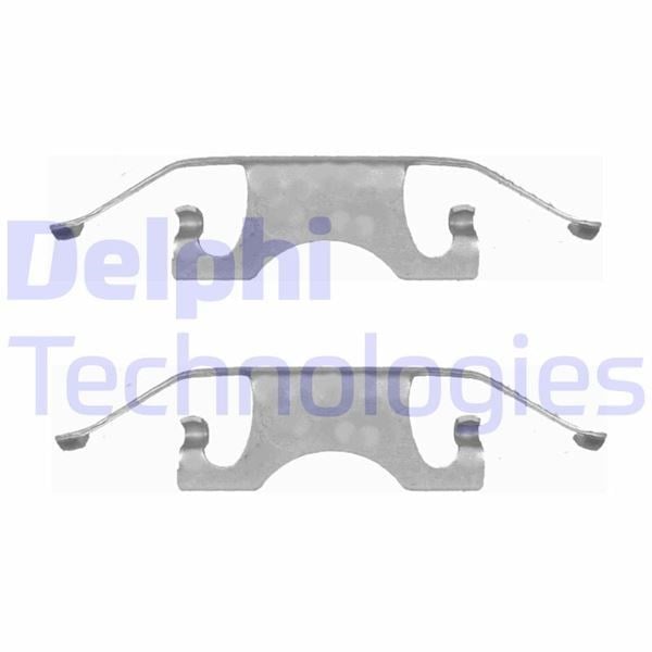 Fren Balata Montaj Takımı Arka Mercedes E200. E220. E240. E270. E280. E320. E350. E400. E500 04/02> Delphı Lx0396