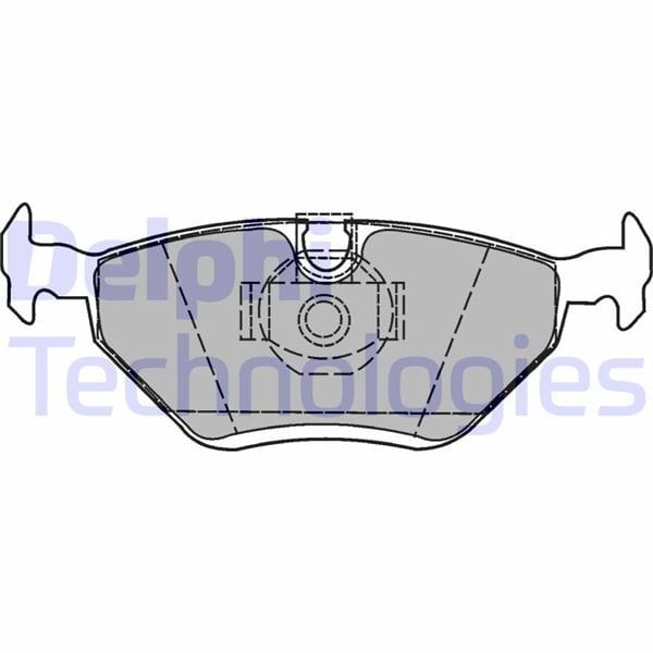 Fren Balatası Arka Bmw E30 E36 E46 E85 E86 Delphı Lp1423