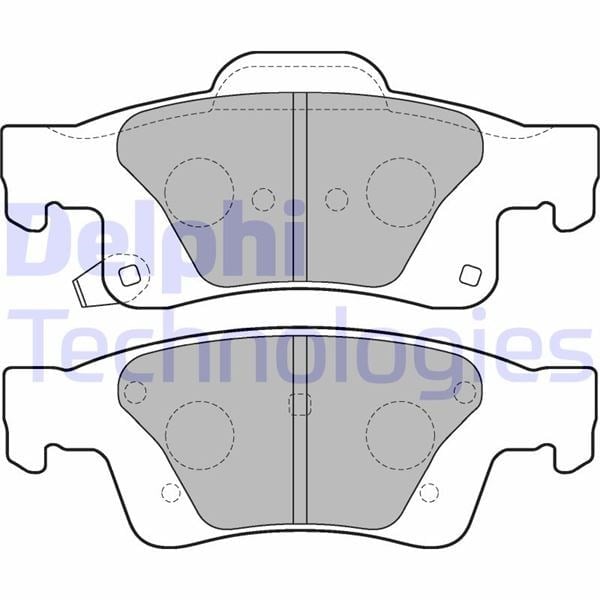 Fren Balatası Arka Dodge Durango / Jeep Cherokee 11/10> Delphı Lp2251