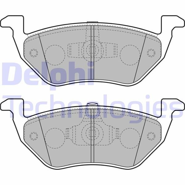 Fren Balatası Arka Ford Maverick / Mazda Tribute 05/04> Delphı Lp2158
