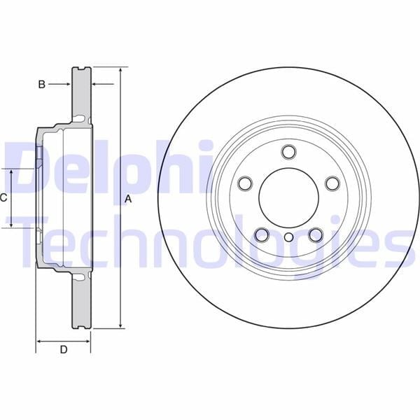 Fren Dıskı Arka Bmw E65 E66 Delphı Bg9120c