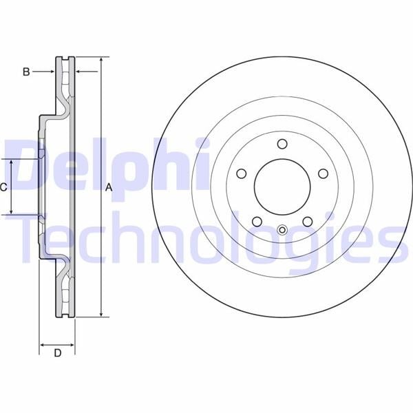 Fren Dıskı Arka Land Rover Range Rover L405 L494 Delphı Bg9126c