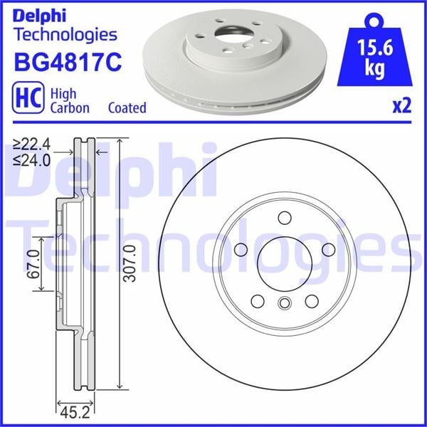 Fren Dıskı Delphı Bg4817c
