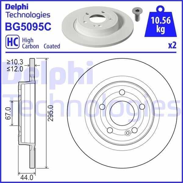 Fren Dıskı Delphı Bg5095c