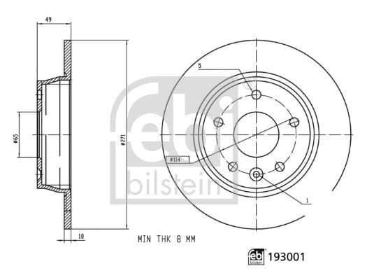 Fren Diski Febı 193001