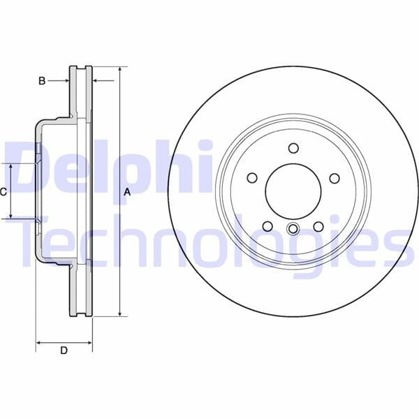 Fren Dıskı On Bmw E60 E61 E63 E64 Delphı Bg9163c