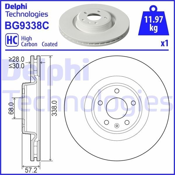 Fren Diski Tekli Paket - Boyalı. Delikli Ön Audı A4 Allroad B9 8Wh. 8Wj . A4 B9 8W2. 8Wc . A4 B9 Avant 8W5. 8Wd . A5 F53. F5p . A5 Convertıble F57. F5e . A5 Sportback F5a. F5f . A6 C8 4A2 . A Delphı Bg9338c