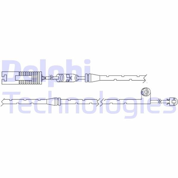 Fren İkaz Kablosu Ön Bmw X3 E83 3.0Sd. 3.0D 35D 01/04> Delphı Lz0225