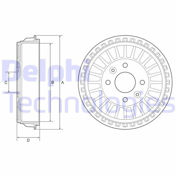Fren Kampanası Renault Clıo V 19> Delphı Bf620