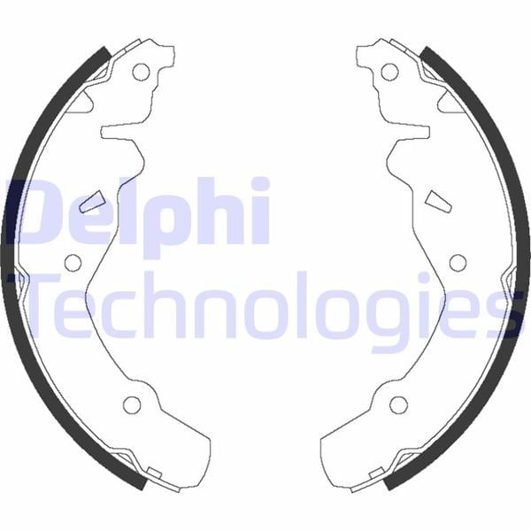 Fren Pabucu Arka Chrysler Pt Cruiser 01> Delphı Ls1906