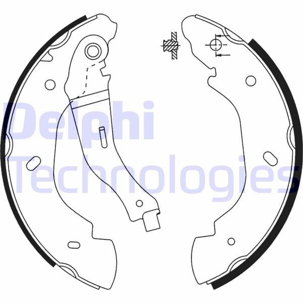 Fren Pabucu Arka Ford Transit 00>05/06 Delphı Ls1915