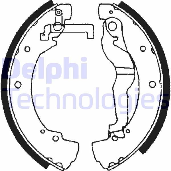 Fren Pabucu Arka Vw Caravelle. Transporter 90>04/96 Delphı Ls1656