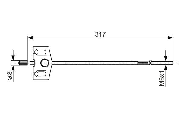 Fren Teli. 317 Mm Bosch 1987482342