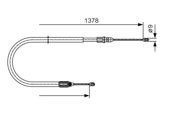 Fren Teli. 1378 Mm Bosch 1987482041